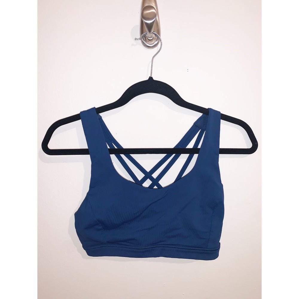 LULULEMON | Royal Blue Cross Strap Sports Bra